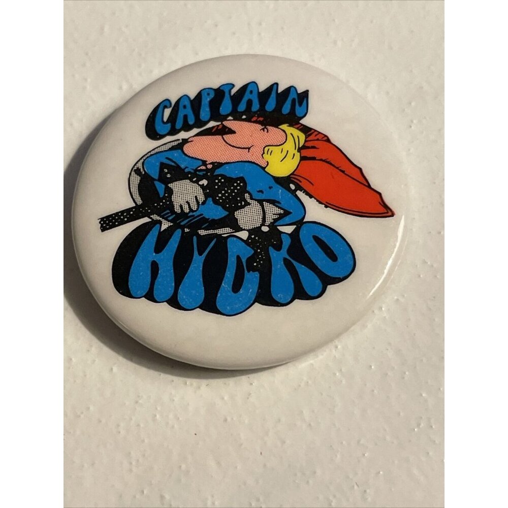 Vintage Pinback Captain HYDRO Comic Pin Button 1.5"‎ Badge R105